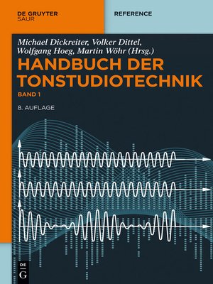 cover image of Handbuch der Tonstudiotechnik